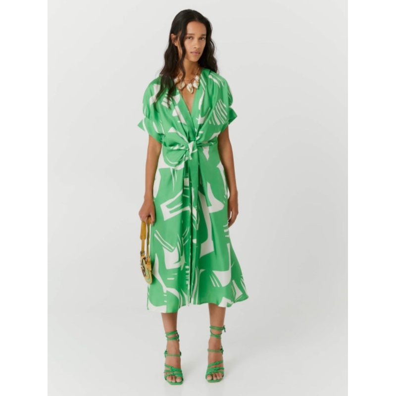 Beatrice B Silk Midi Dress-8 & 10 & 12 & 14 & 16