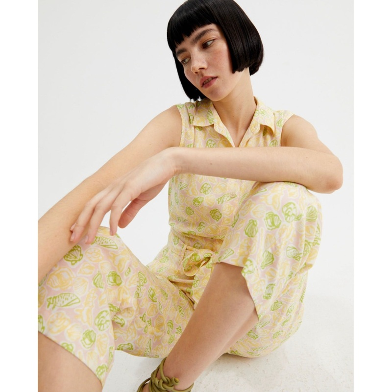 Compania Fantastica Lemon , Lilac & Green  Jumpsuit
