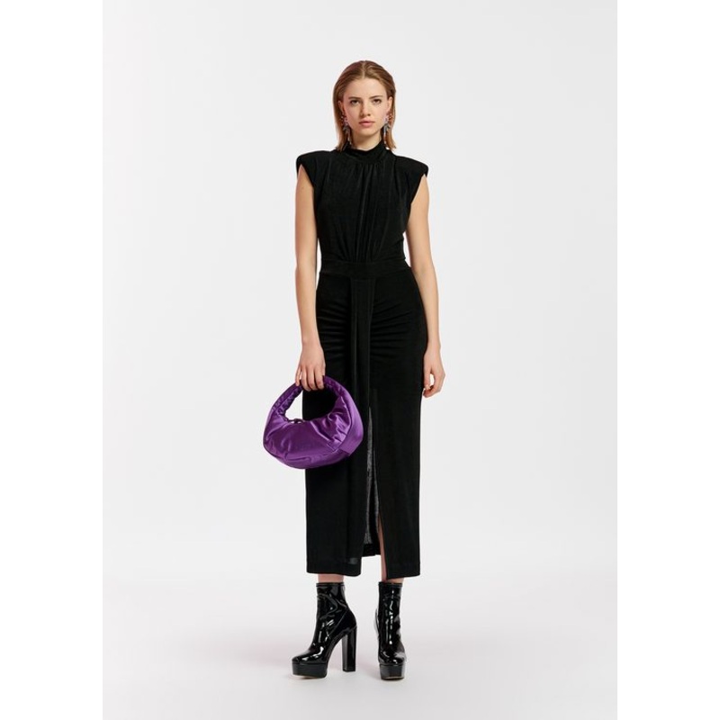 Essentiel Antwerp Black Egypian Midi Dress