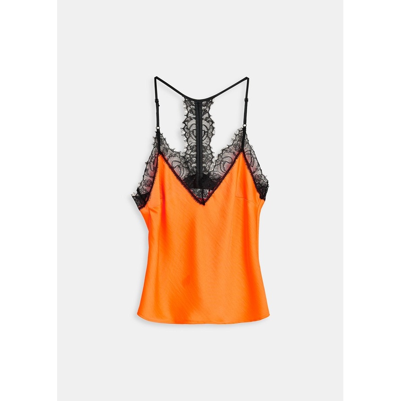 Essentiel Antwerp Neon Orange Camisole Top