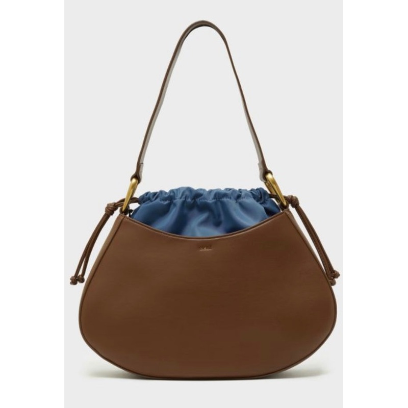 Nali Brown & Blue Shoulder Bag