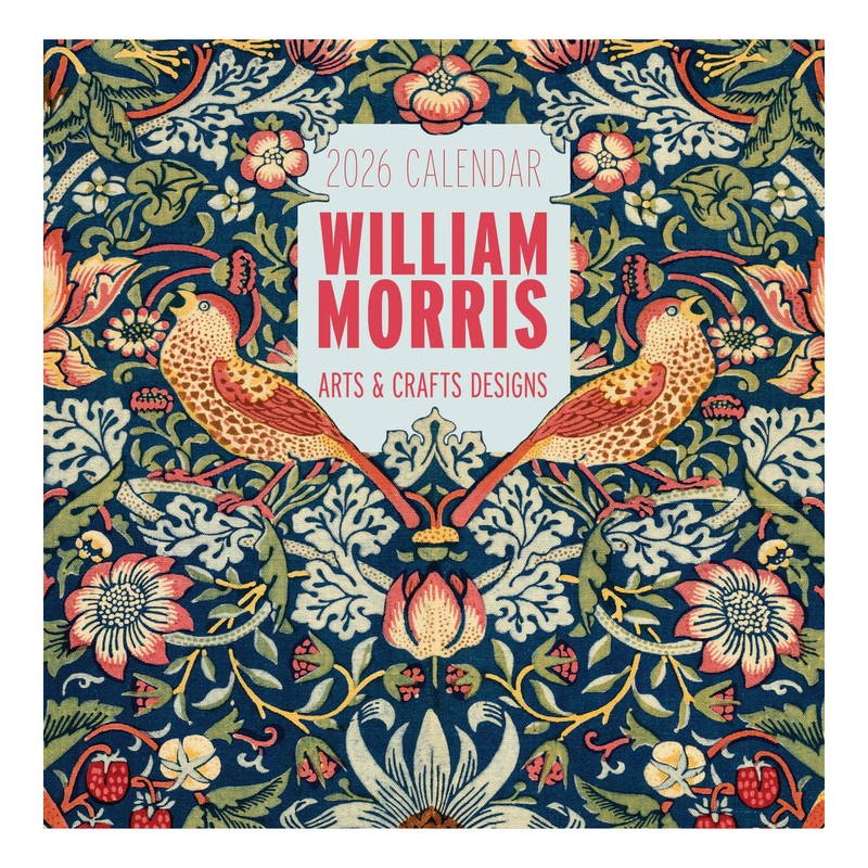 William Morris: Arts & Crafts Designs, 2026 Wall Calendar