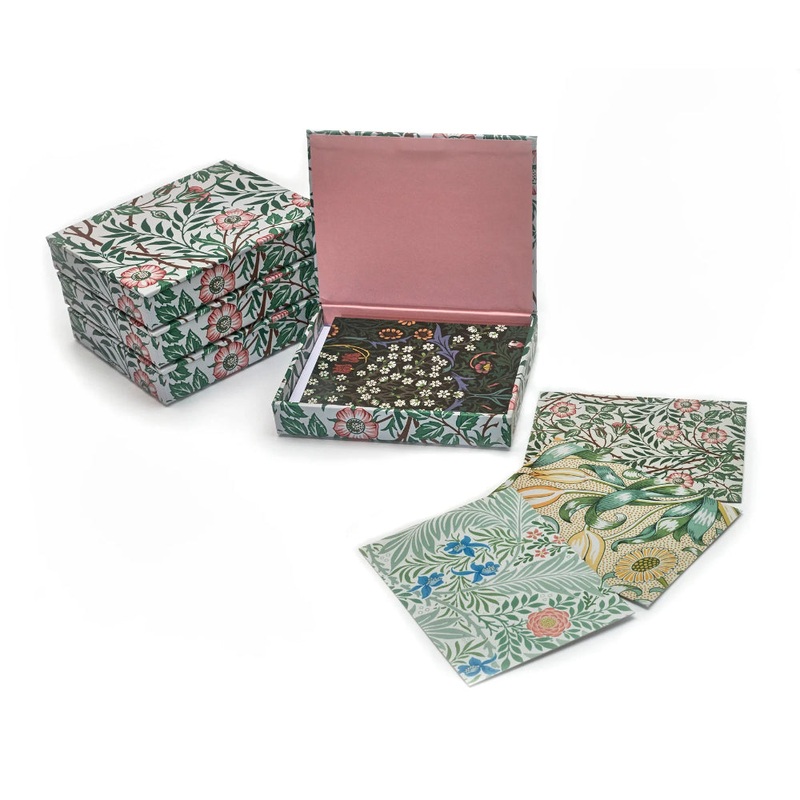 William Morris Keepsake Notecards Box, 4 Designs, Pack of 16 Cards