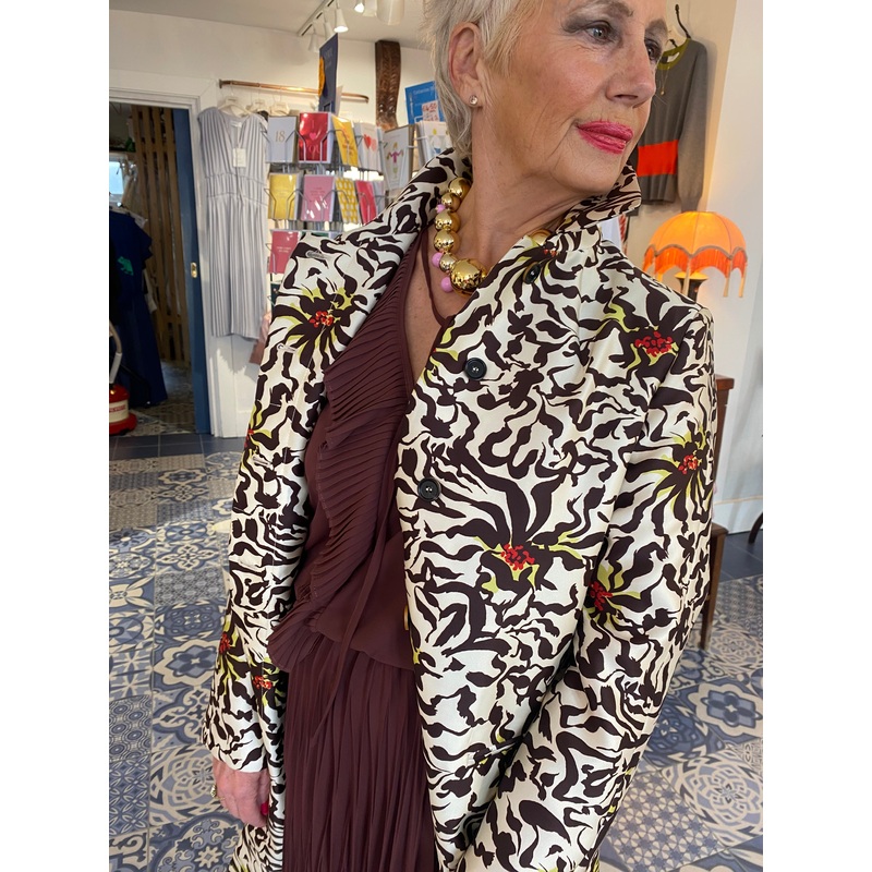 Beatrice B Duster Dress Coat in Duchesse