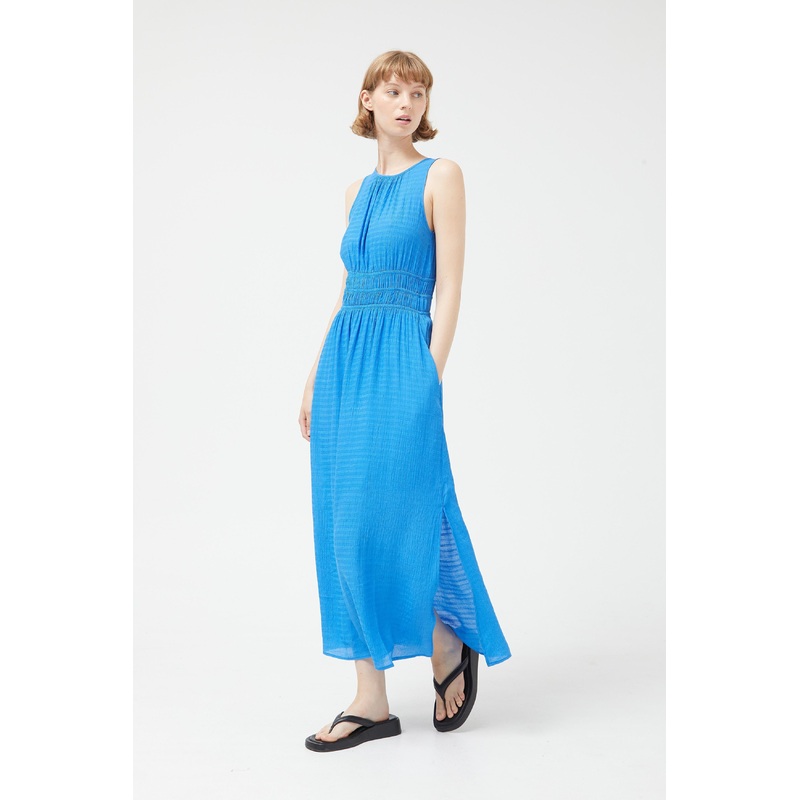 Compania Fantastica Blue Sleeveless Dress