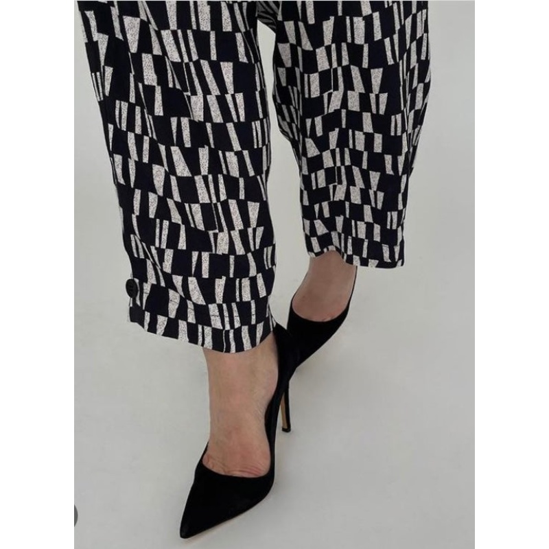 RDF Black & White Ella Pants-XS & S & M & L