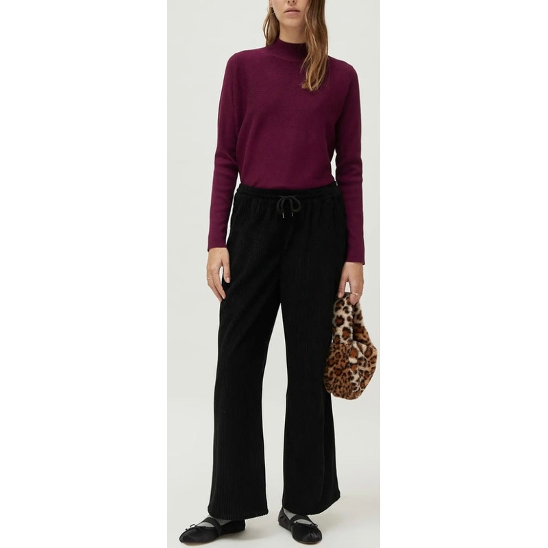 Compania Fantastica Black Cordoroy Palazzo Pants
