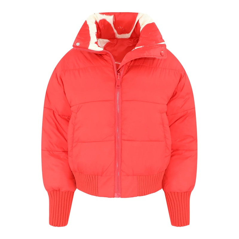Essentiel Antwerp Red Heart Reversible Bomber