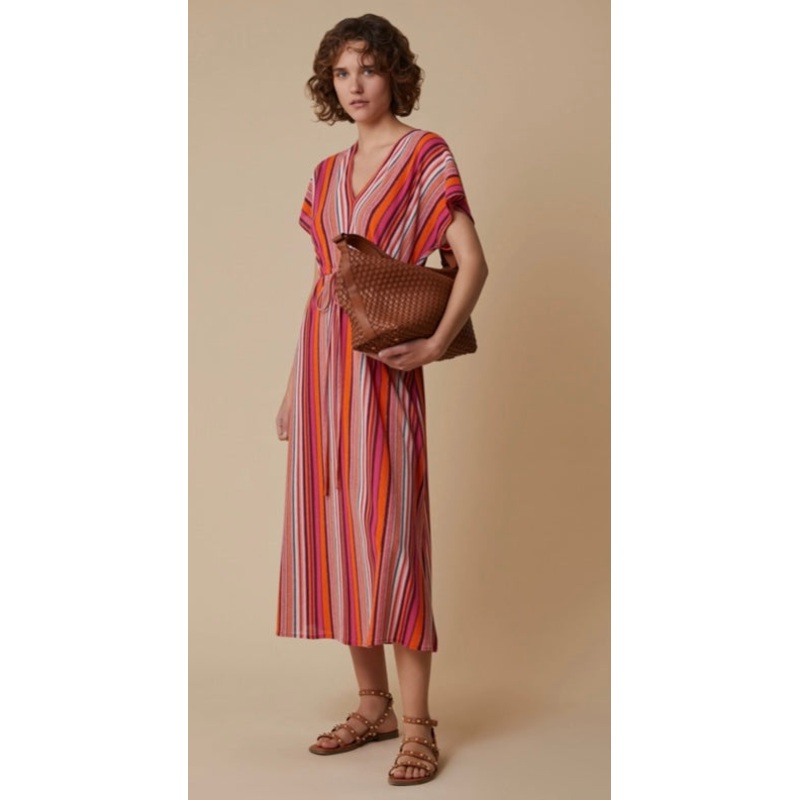 PennyBlack Pink Cotton Woven Knit Dress