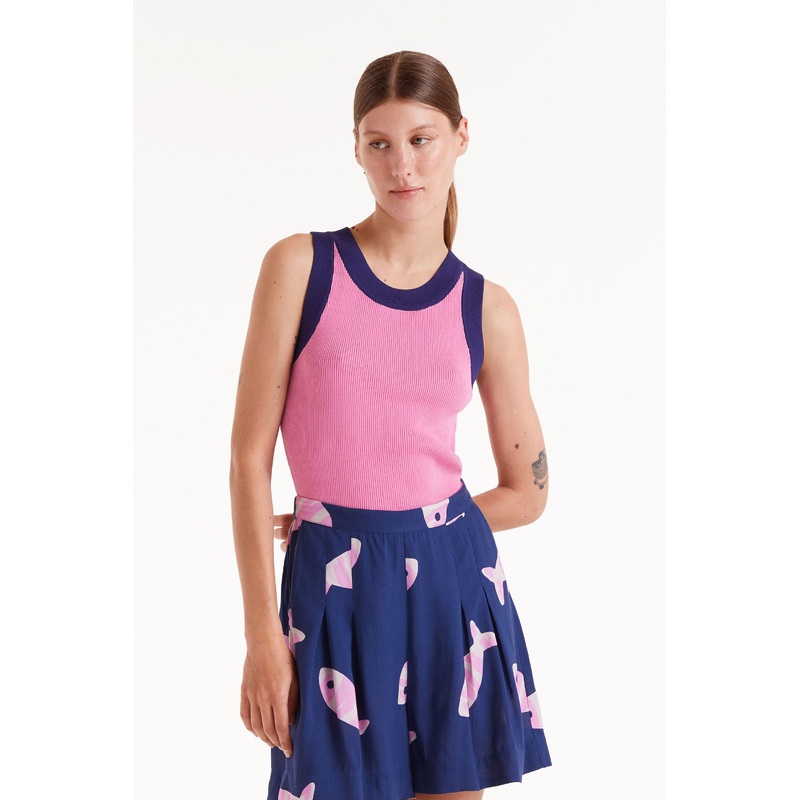 Compaia Fantastica Pink Tank Top