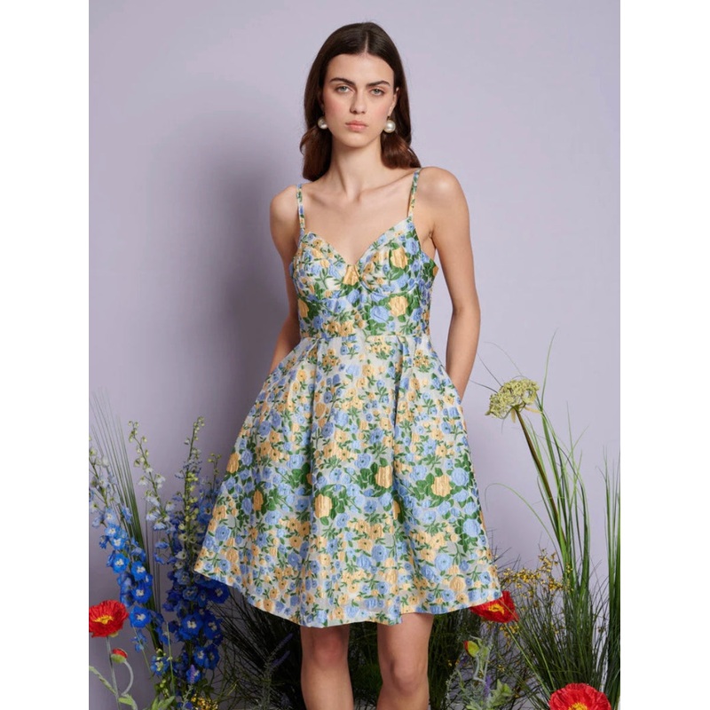 DREAM Sister Jane Jacquard Floral Mini Dress