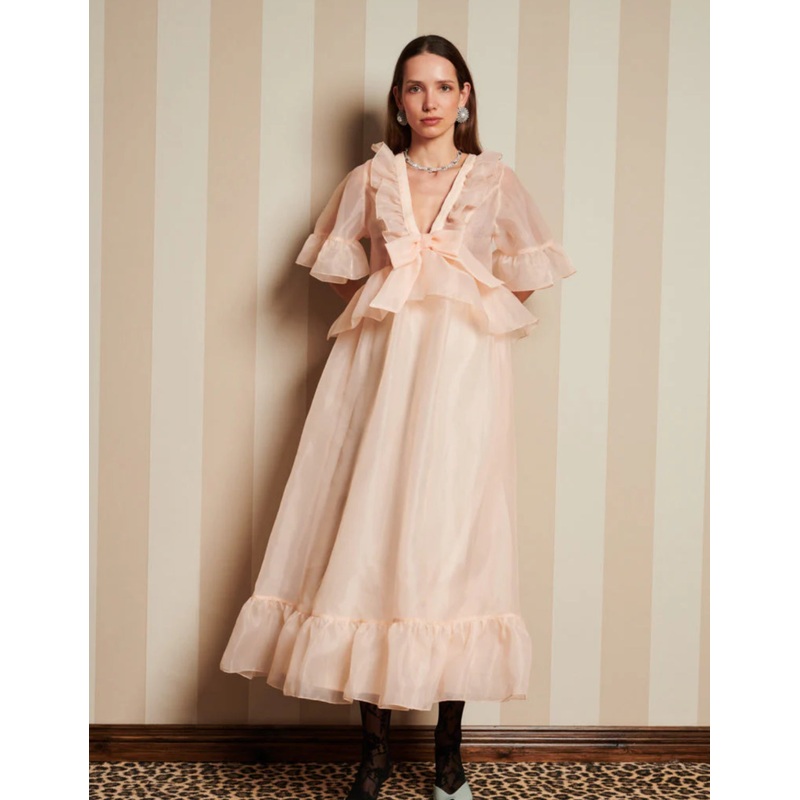 DREAM Sister Jane Peach Organza Dress