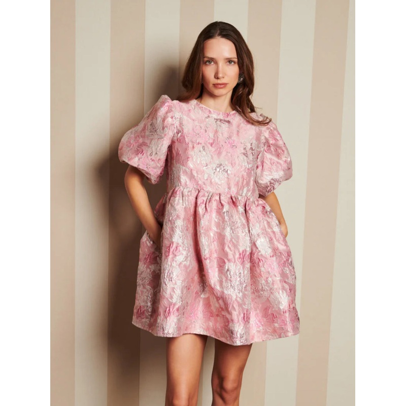 DREAM Sister Jane Pink Jacquard Mini Dress