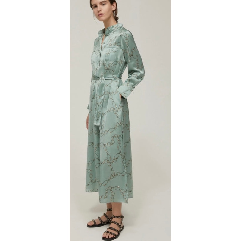 PennyBlack Mint Green Equestrian Print Shirt Dress