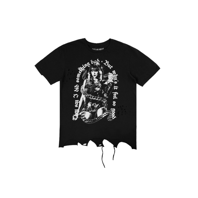 They Say I Did Something Bad, But Why’s It Feel So Good Destructed Tee
