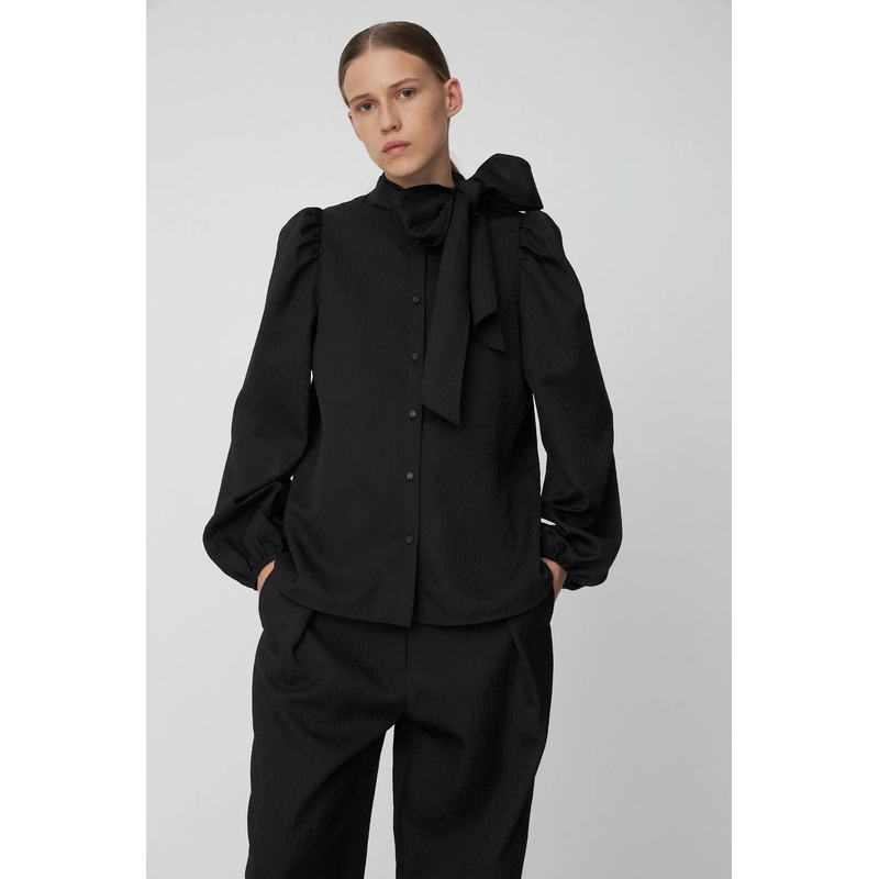 Bow Tie Shirt – Black-32 & 34 & 36 & 38 & 40 & 42