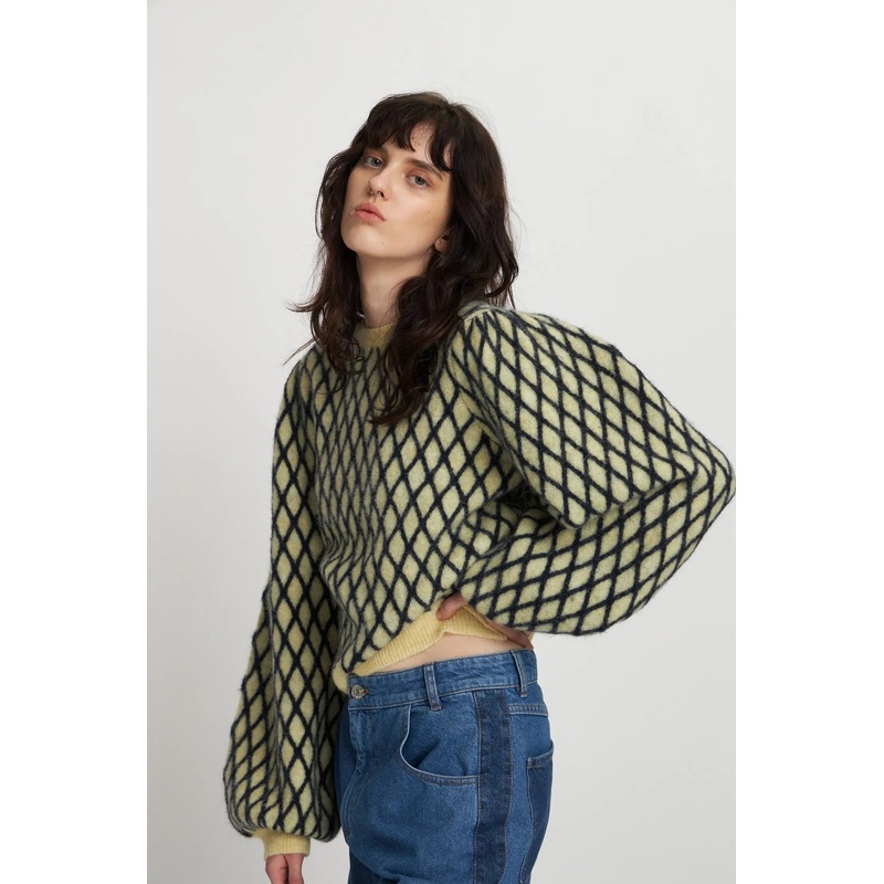 Harlequin Sweater – Lovely Yellow