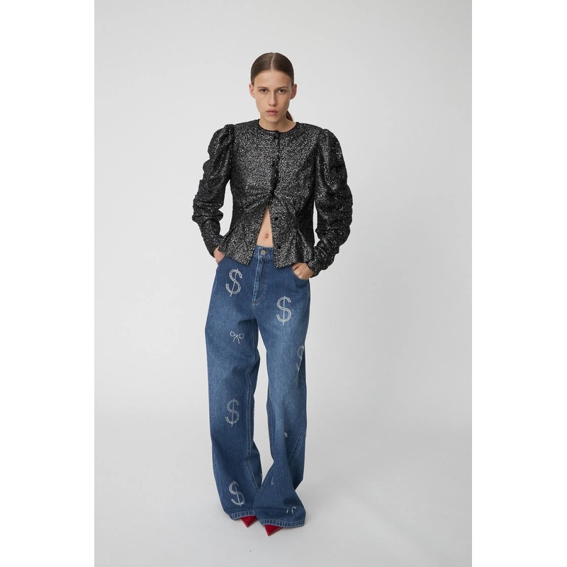 Million Dollar Baby pants – Washed Denim Blue