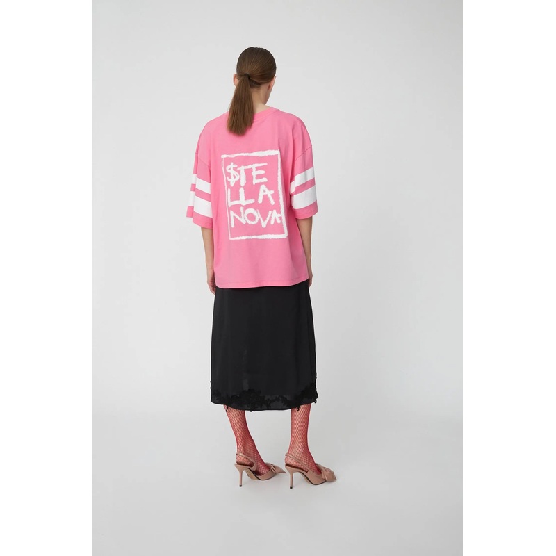 Oversized T-shirt – Pink-XXS & XS & S & M & L & XL