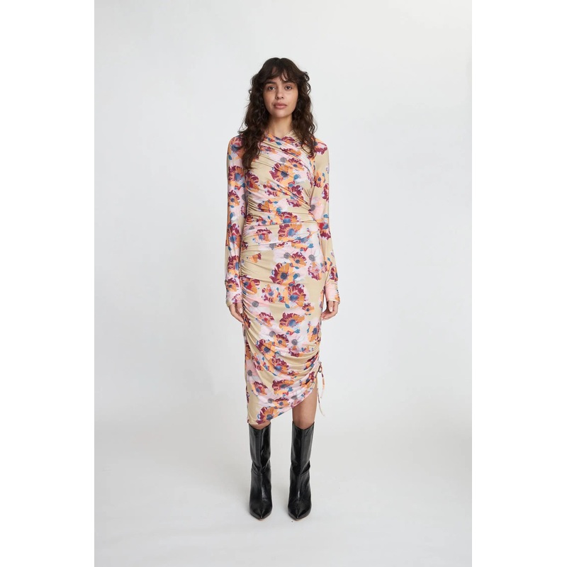 Printed jersey dress – Happy Bright Flowers