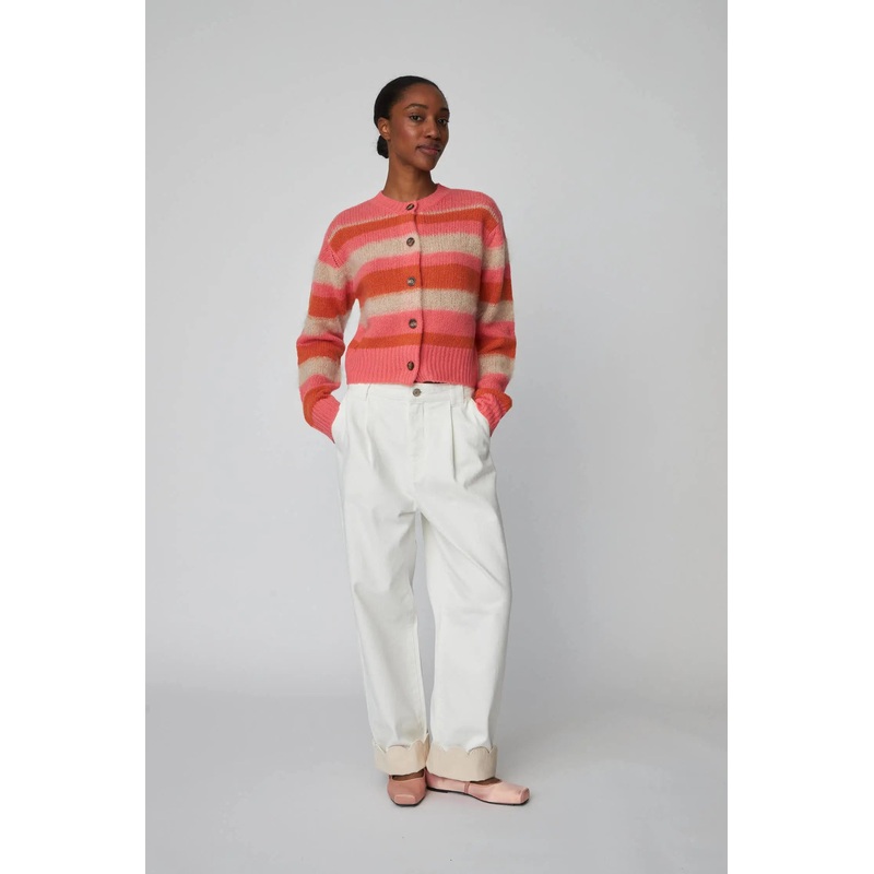 Two-Toned Cotton Pants – Denim Moon Wash