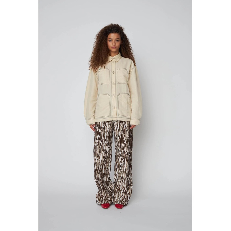 Workwear Shirt Jacket – Ecru-32 & 34 & 36 & 38 & 40 & 42