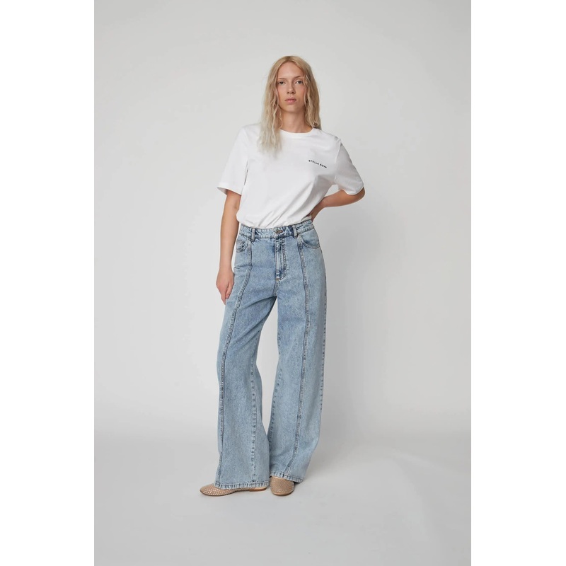 Moon Washed Denim Pants – Denim Moon Wash