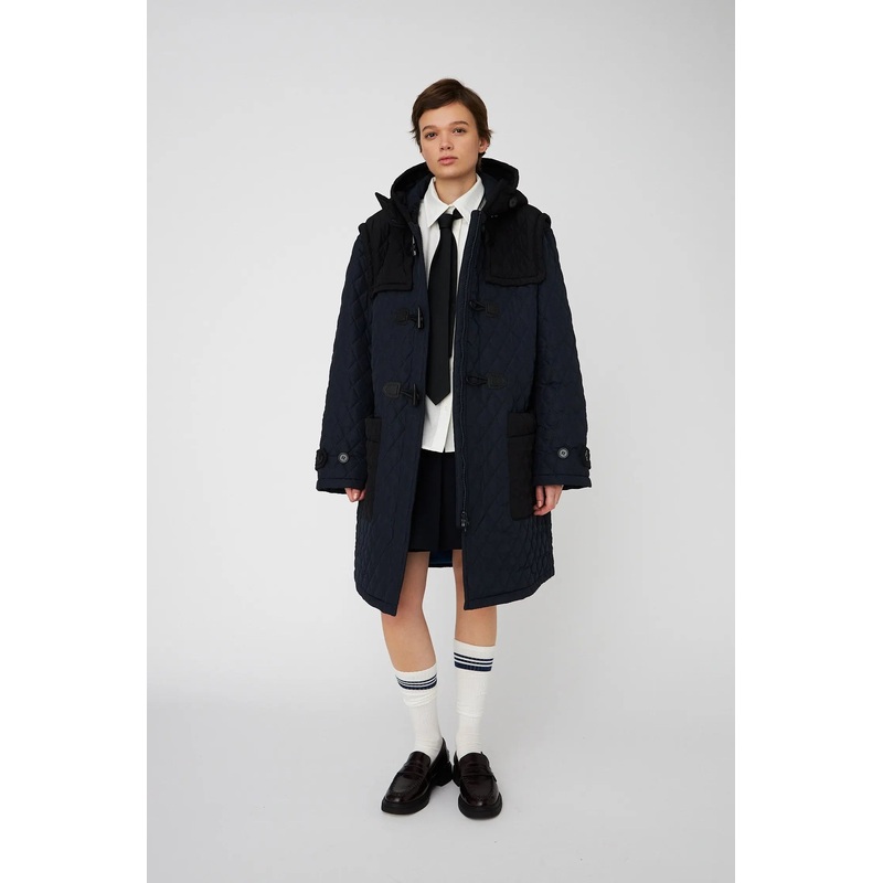 Quilted Duffel Coat – Navy-XXS/XS & S/M & L/XL