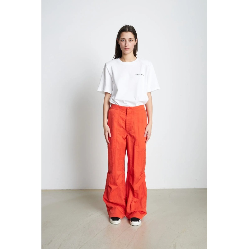 Loose fit Cargo Pants – Orange Red