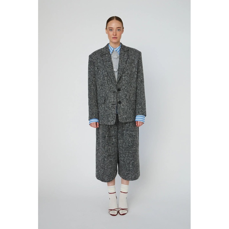 Salt and Pepper Oversized Blazer – Flintstone