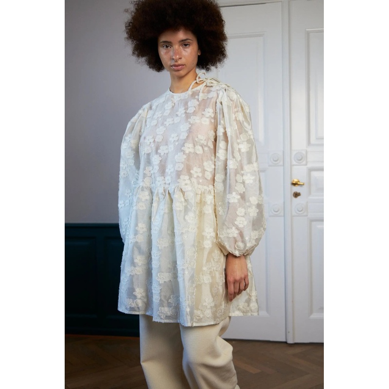 Semi transparent mini dress – Creme Brle