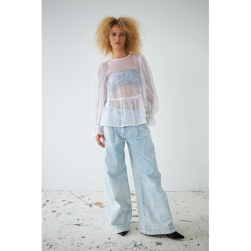 Sequins blouse – Mother of Pearl