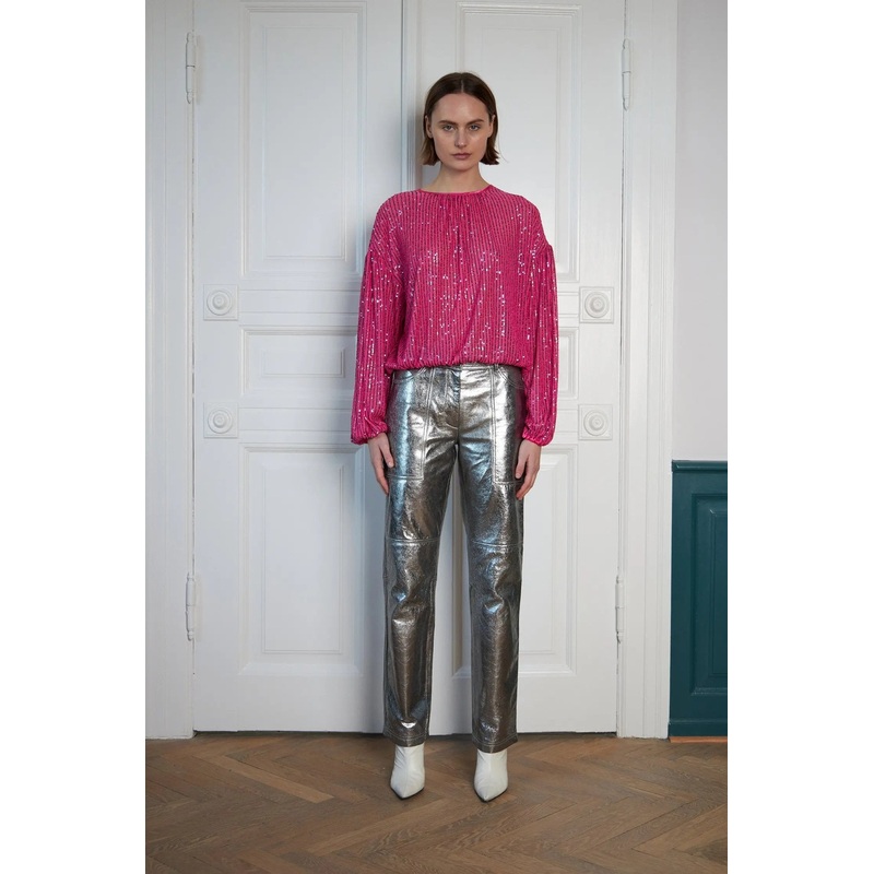 Sequins blouse – Pale Pink-32 & 34 & 36 & 38 & 40 & 42