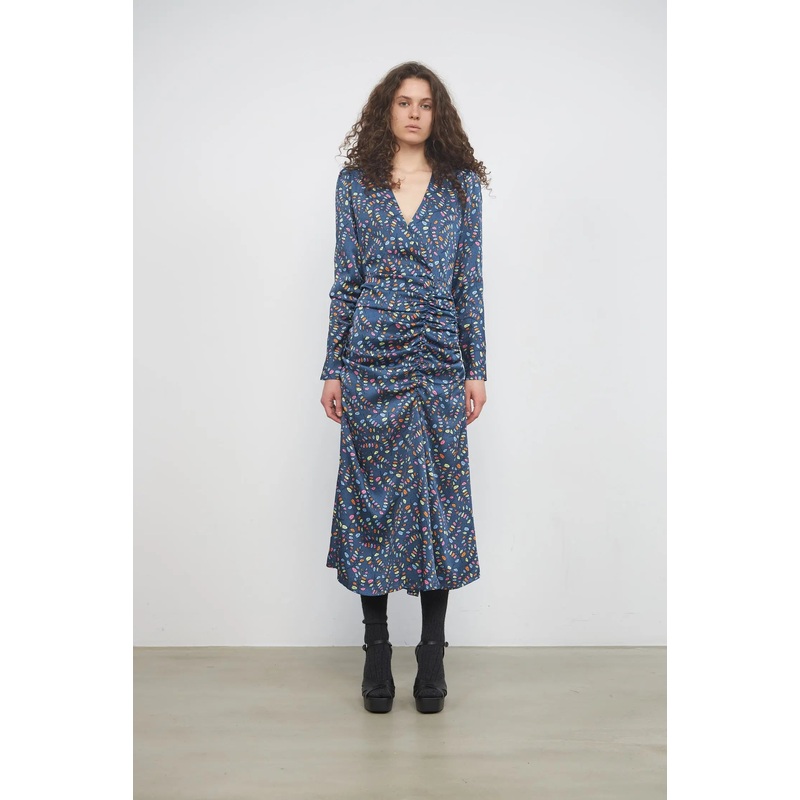 Bodycon midi-dress – Dark and colourfull