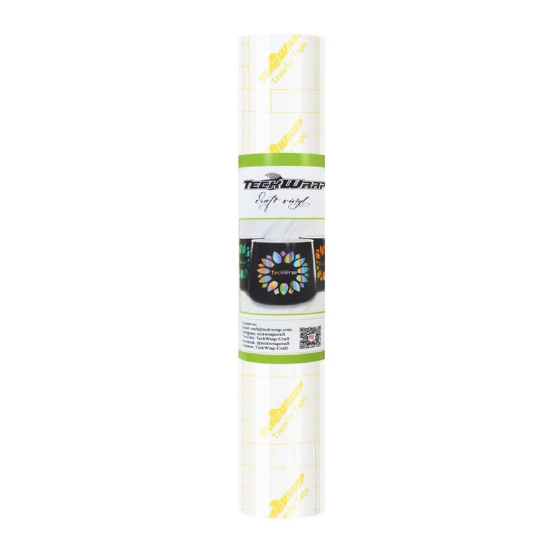 TeckWrap Transfer Tape, Yellow Grid