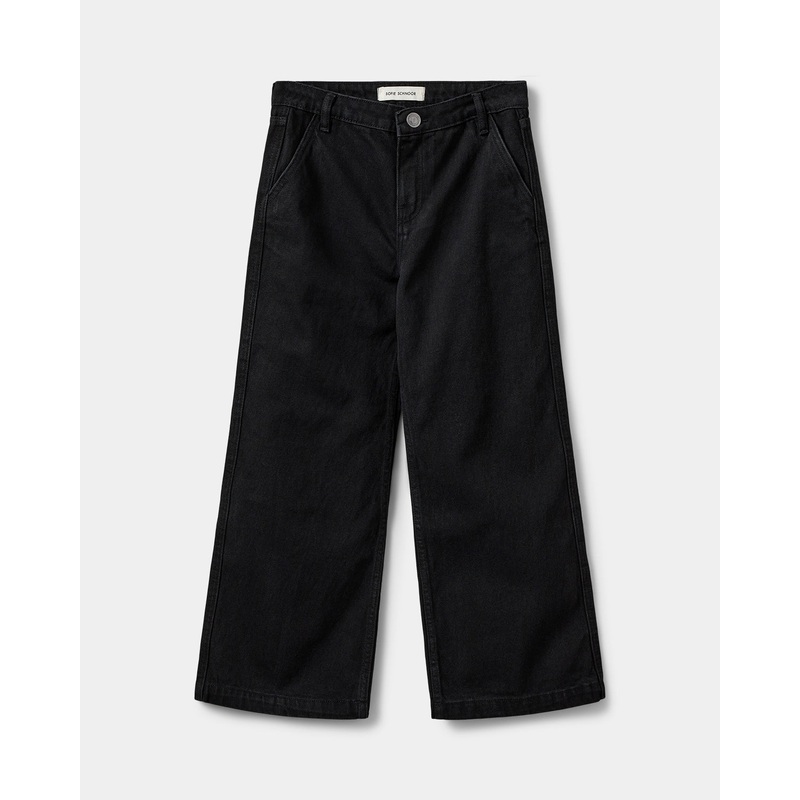 AZZISY TROUSERS – Washed black