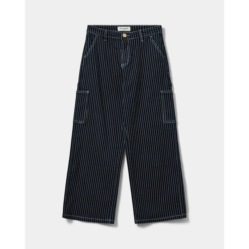 CIANNASY JEANS – Dark Blue striped