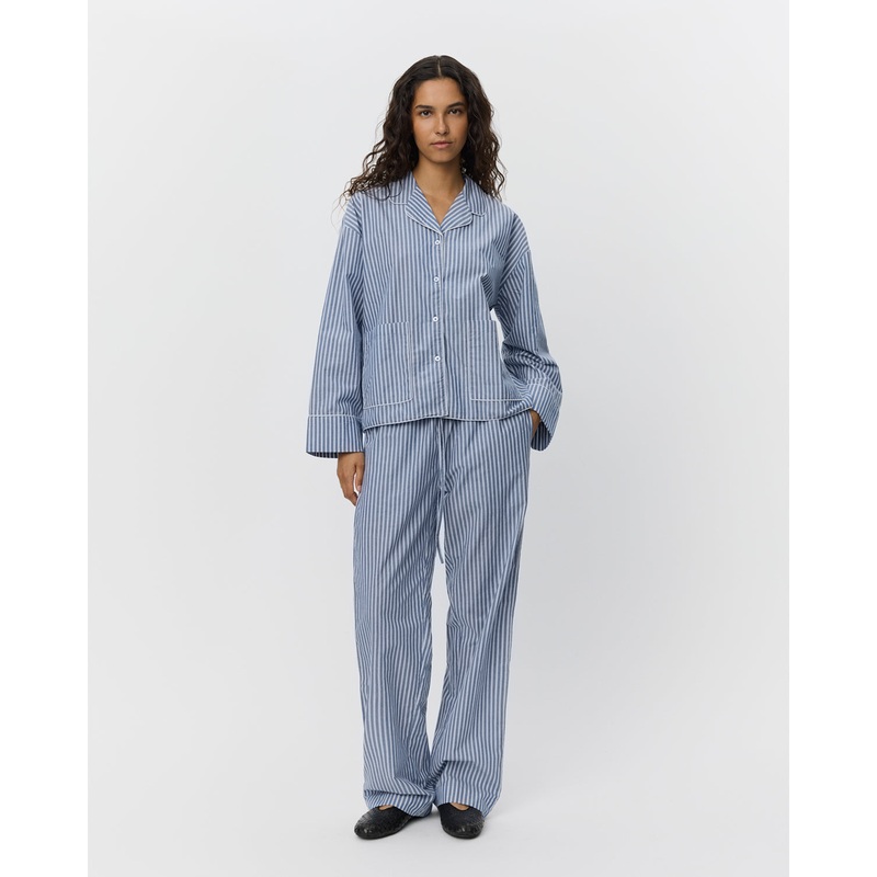 ABIGAILESW TROUSERS – Blue striped