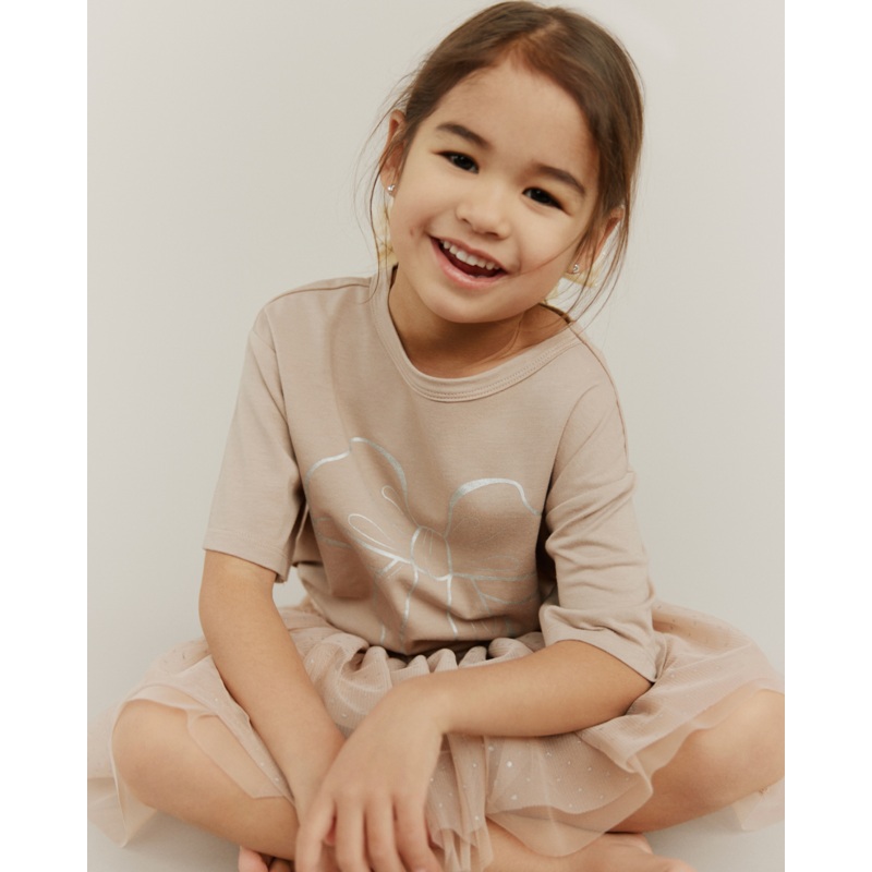 ASITASK T-SHIRT – Old rose-98 & 104 & 110 & 116 & 122 & 128