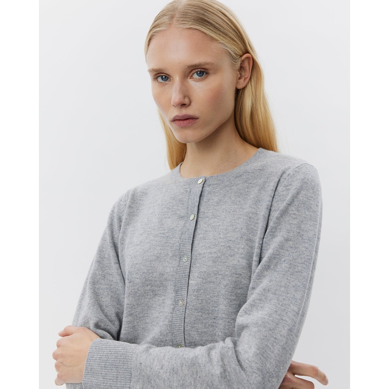 CISSESW CARDIGAN – Grey melange