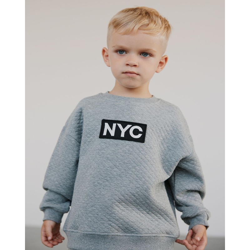 ELISSK SWEATSHIRT – Grey melange