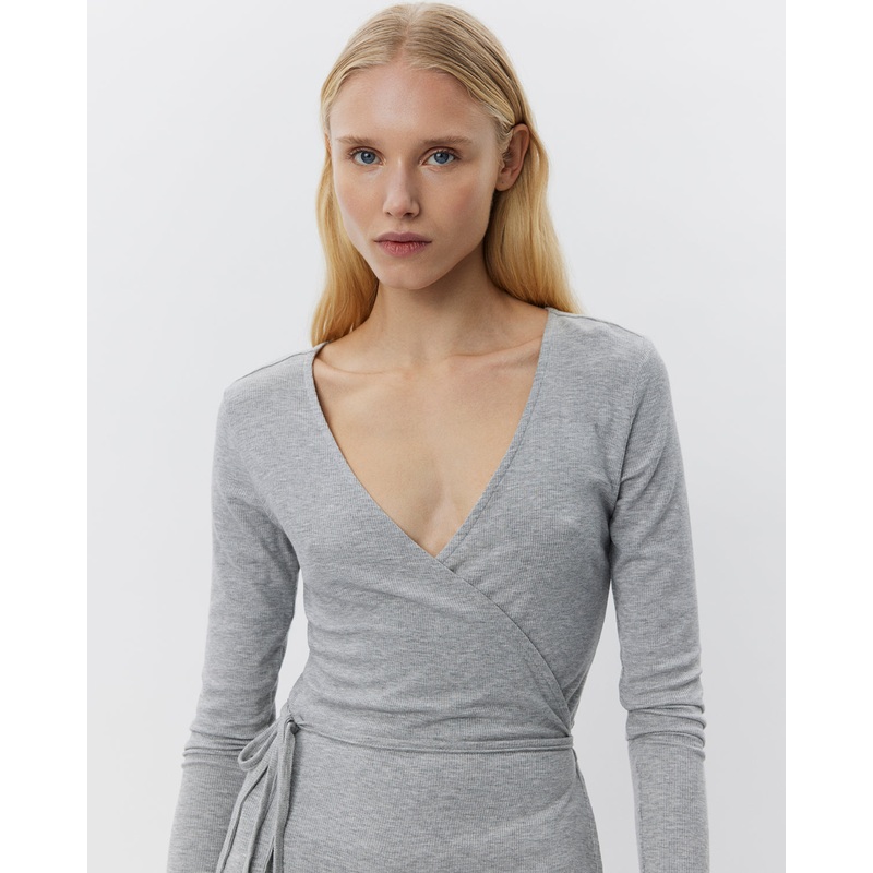 JOODYSW BLOUSE – Grey mel-XS & S & M & L & XL