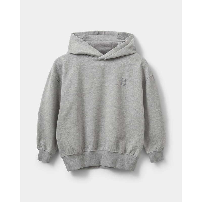 RANYASY HOODIE – Grey melange-128 & 140 & 152 & 164 & 176