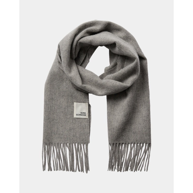 SOPHIESW SCARF – Light grey melange