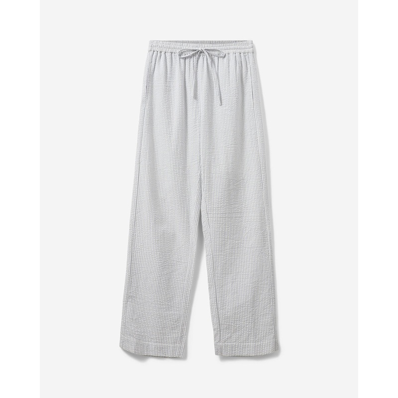 ABIGALESY TROUSERS – Antique White w Blue