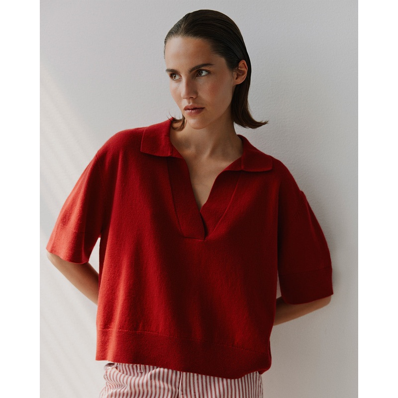 AMALYSW BLOUSE – Red-XS & S & M & L & XL