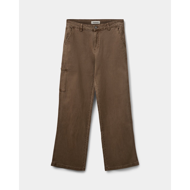AMYSW TROUSERS – Brown-XS & S & M & L & XL