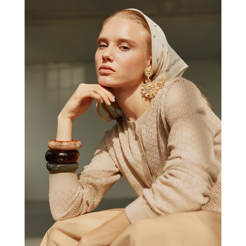 CISSESW CARDIGAN – Beige-XS & S & M & L & XL