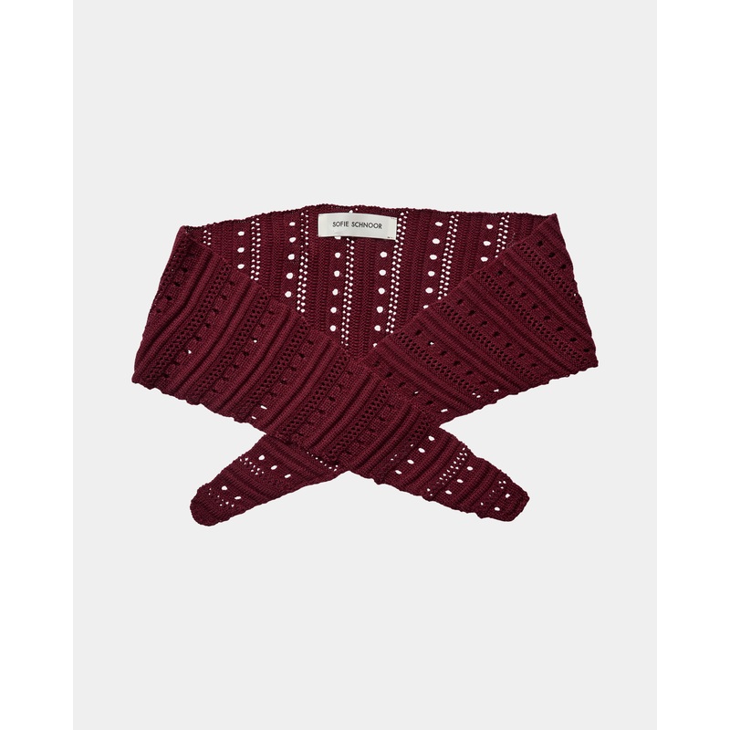 DINASW SCARF – Burgundy-Onesize