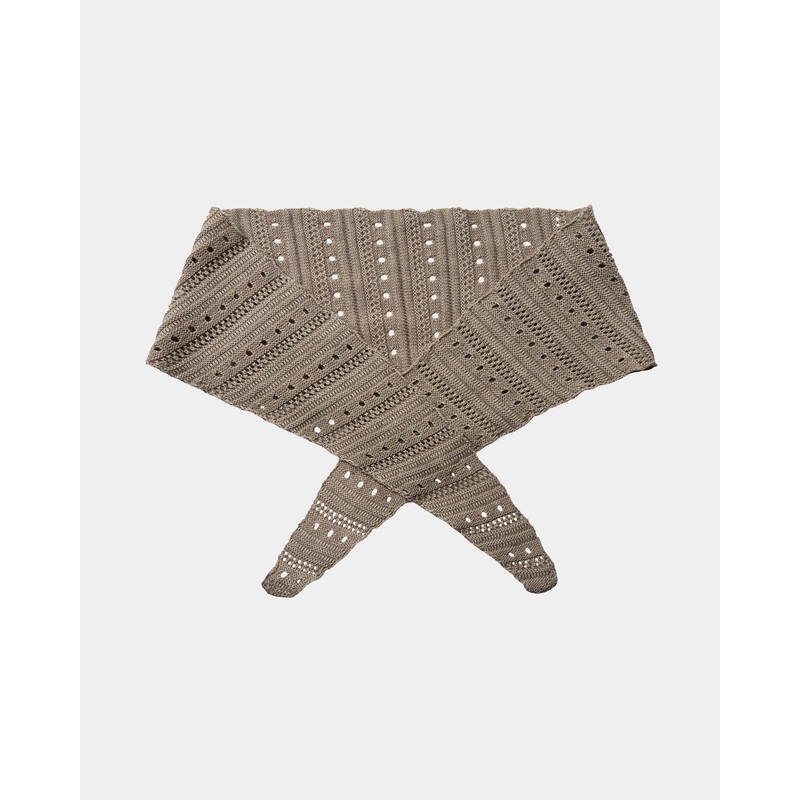 DINASW SCARF – Light Brown-Onesize